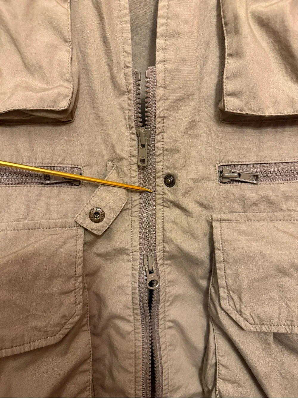 Tamrac 153 World Correspondent Photography Vest Khaki Medium Vtg Multi Pocket